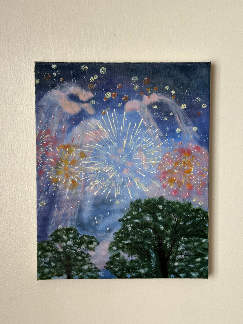 Fireworks 8x10"