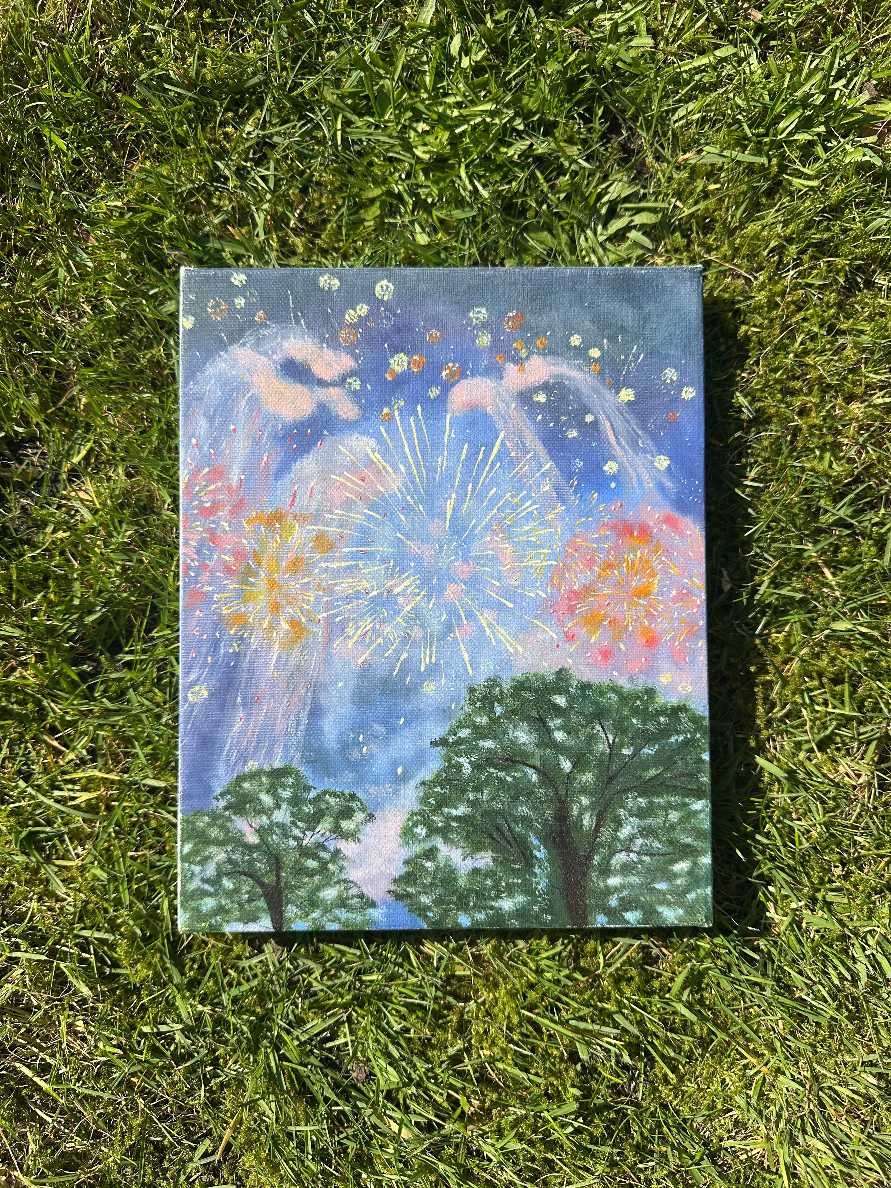 Fireworks 8x10"