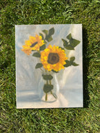 Sunflowers in Spring 8x10"