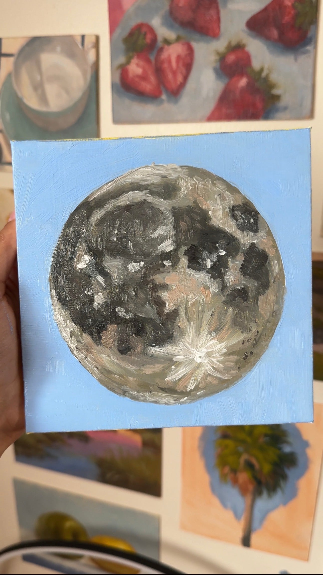 Full Moon - 6x6"