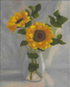 Sunflowers in Spring 8x10"